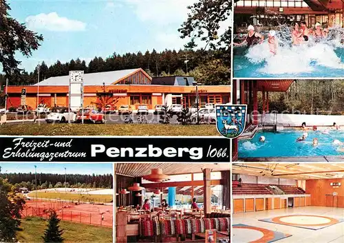 AK / Ansichtskarte Penzberg Freizeit und Erholungszentrum Schwimmbad Tennis Sporthalle Kat. Penzberg