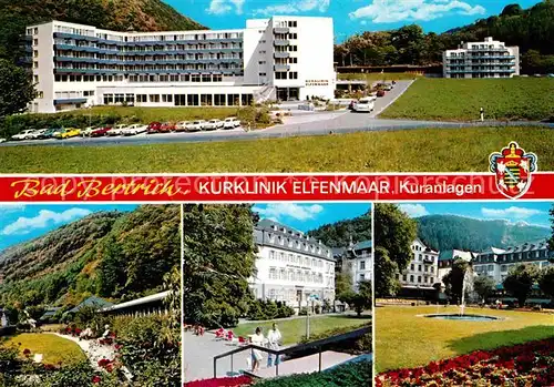 AK / Ansichtskarte Bad Bertrich Kurklinik Elfenmaar Kuranlagen Park Kat. Bad Bertrich