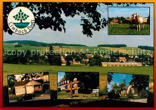 AK / Ansichtskarte Limbach Reichenbach Landschaftspanorama Teilansichten Kirche Kat. Limbach Reichenbach