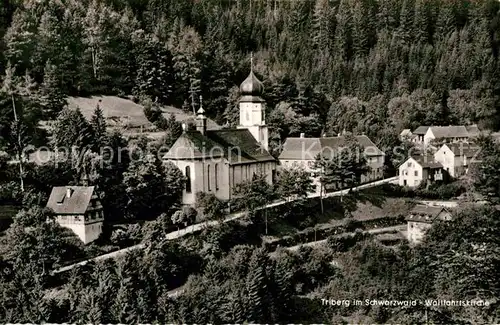 AK / Ansichtskarte Triberg Schwarzwald Wallfahrtskirche Kat. Triberg im Schwarzwald