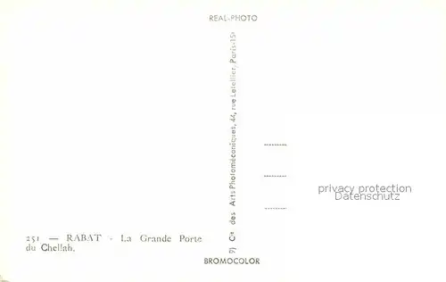 AK / Ansichtskarte Rabat Malta La Grande Porte du Chellah