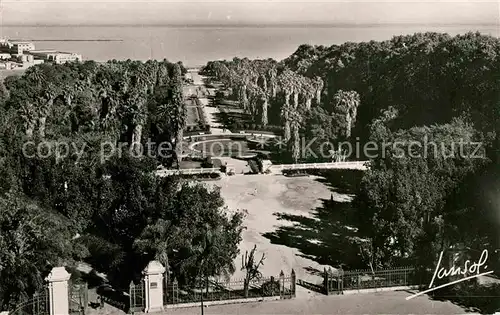 AK / Ansichtskarte Alger Algerien Le Jardin d Essais Grande Avenue