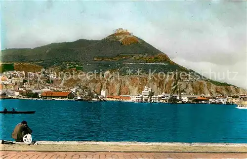 AK / Ansichtskarte Oran Algerie Le Vieux Port et la Montagne de Santa Cruz Kat. Oran