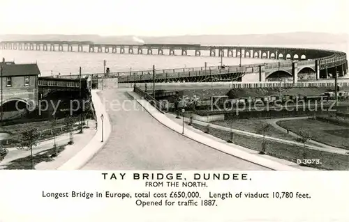 AK / Ansichtskarte Dundee City Tay Bridge Kat. Dundee City