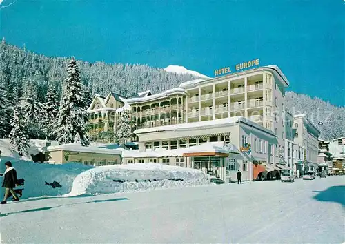 AK / Ansichtskarte Davos GR Hotel Europe Kat. Davos
