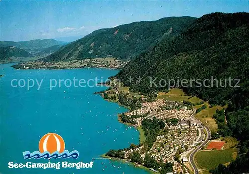 AK / Ansichtskarte Heiligengestade Fliegeraufnahme See Camping Berghof