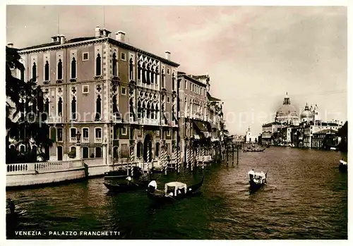 AK / Ansichtskarte Venezia Venedig Palazzo Franchetti Canale Grande Palast Kat. 