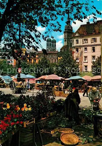 AK / Ansichtskarte Muenchen Vikturalienmarkt Kat. Muenchen