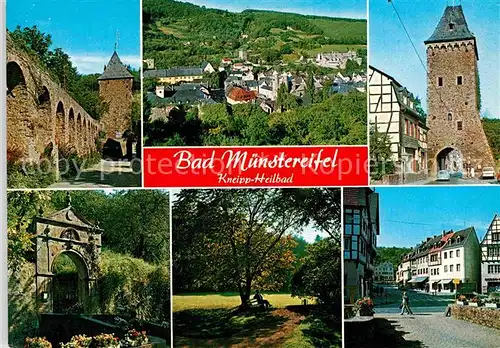 AK / Ansichtskarte Bad Muenstereifel Kneippheilbad Ortspartien  Kat. Bad Muenstereifel