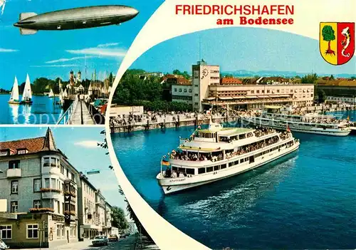 AK / Ansichtskarte Friedrichshafen Bodensee Hafen Luftschiff Zeppelin  Kat. Friedrichshafen