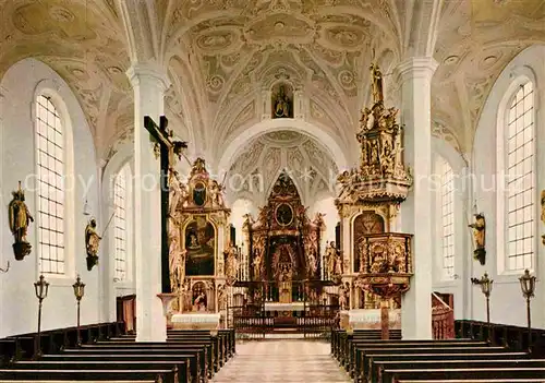 AK / Ansichtskarte Tuntenhausen Basilika und Wallfahrtskirche innen Kat. Tuntenhausen