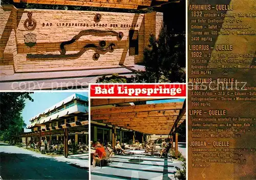 AK / Ansichtskarte Bad Lippspringe Quellen Kat. Bad Lippspringe