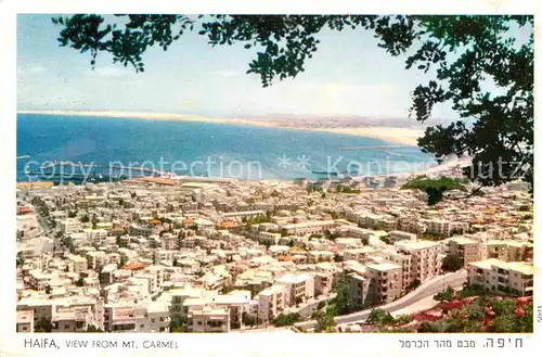 AK / Ansichtskarte Haifa View from Mt Carmel Kat. Haifa