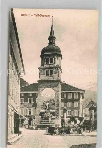 AK / Ansichtskarte Altdorf UR Tell Denkmal  Kat. Altdorf UR