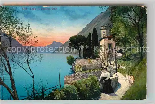 AK / Ansichtskarte Oria Lago di Lugano Panorama  Kat. Lugano