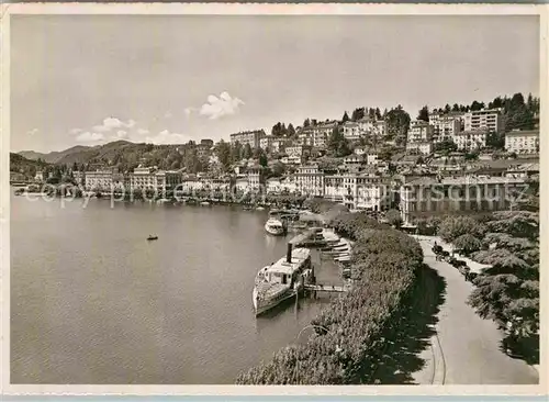 AK / Ansichtskarte Lugano TI Quai Kat. Lugano