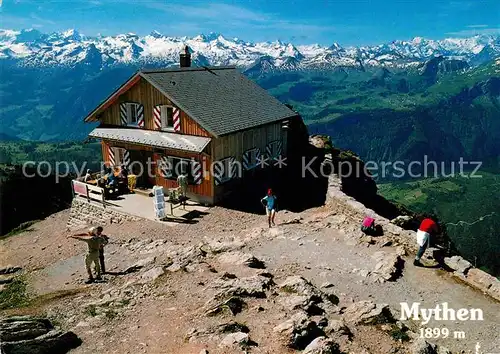 AK / Ansichtskarte Mythen SZ Bergrestaurant Grosser Mythen ob Schwyz Kat. Brunnen