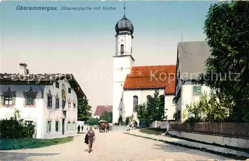 AK / Ansichtskarte Oberammergau Kirche Kat. Oberammergau