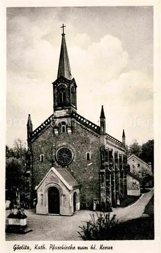 AK / Ansichtskarte Goerlitz Sachsen Pfarrkirche zum Heiligen Kreuz Kat. Goerlitz
