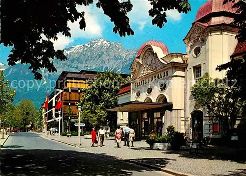 AK / Ansichtskarte Bad Reichenhall Staatliches Kurhaus mit Hochstaufen Alpen Kat. Bad Reichenhall