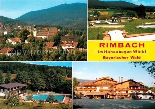 AK / Ansichtskarte Rimbach Bayrischer Wald Teilansichten Schwimmbad Minigolf Erholungsort Kat. Rimbach