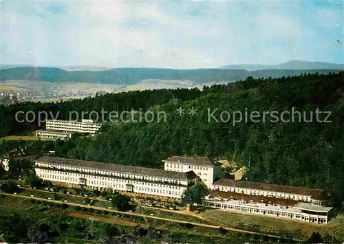 AK / Ansichtskarte Hoexter Weser Fliegeraufnahme Weserbergklinik Kat. Hoexter