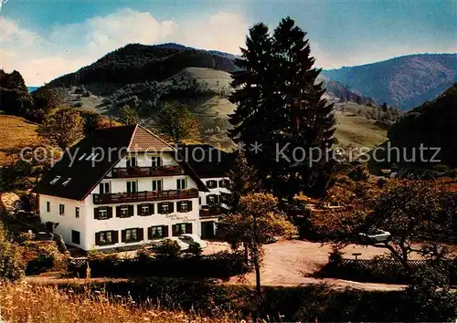 AK / Ansichtskarte Muenstertal Schwarzwald Landgasthaus Pension Langeck Kat. Muenstertal