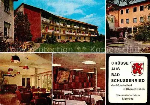 AK / Ansichtskarte Bad Schussenried Rheumasanatorium Kat. Bad Schussenried