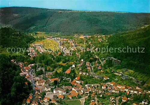 AK / Ansichtskarte Bad Herrenalb Fliegeraufnahme Therme  Kat. Bad Herrenalb