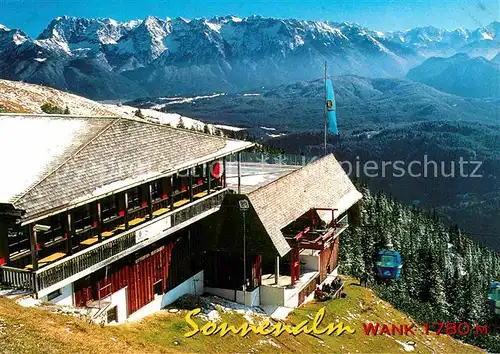 AK / Ansichtskarte Garmisch Partenkirchen Restaurant Sonnenalm Wank Kat. Garmisch Partenkirchen