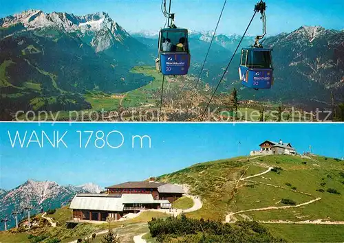 AK / Ansichtskarte Garmisch Partenkirchen Kleinkabinenbahn Wankhaus Bergstation Kat. Garmisch Partenkirchen