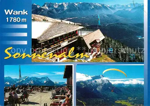 AK / Ansichtskarte Garmisch Partenkirchen Aussichts Restaurant Sonnenalm Wank Kat. Garmisch Partenkirchen