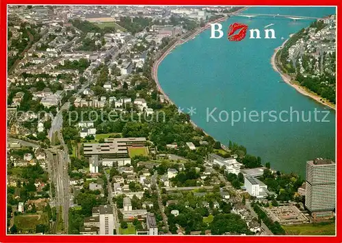 AK / Ansichtskarte Bonn Rhein Fliegeraufnahme Regierungsviertel Kat. Bonn