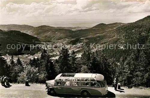 AK / Ansichtskarte Autobus Omnibus Schoenmuenzach Schwarzwald Rheintal Vogesen  Kat. Autos