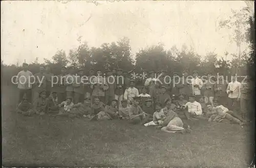 AK / Ansichtskarte Militaria Landwehr WK1 Gruppenfoto