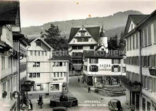 AK / Ansichtskarte Appenzell IR Dorfplatz mit Schloss Kat. Appenzell
