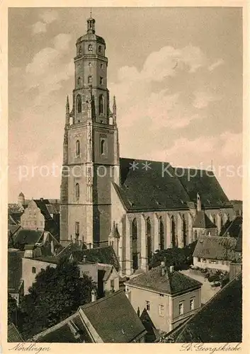 AK / Ansichtskarte Noerdlingen Sankt Georgskirche Kat. Noerdlingen