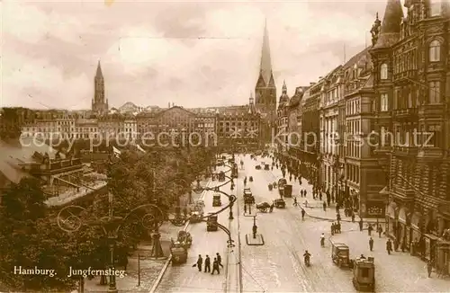 AK / Ansichtskarte Hamburg Jungfernstieg Kat. Hamburg