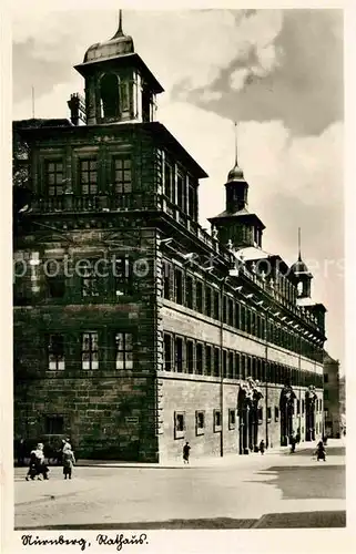 AK / Ansichtskarte Nuernberg Rathaus Kat. Nuernberg