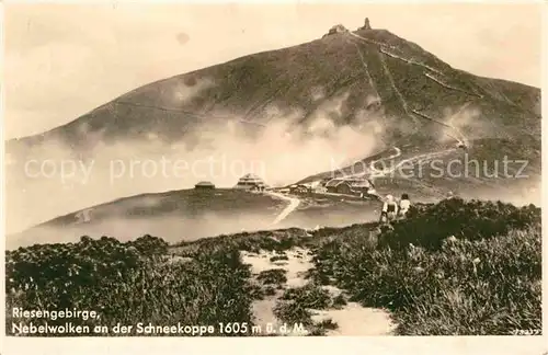 AK / Ansichtskarte Riesengebirge Schneekoppe Kat. Tschechische Republik