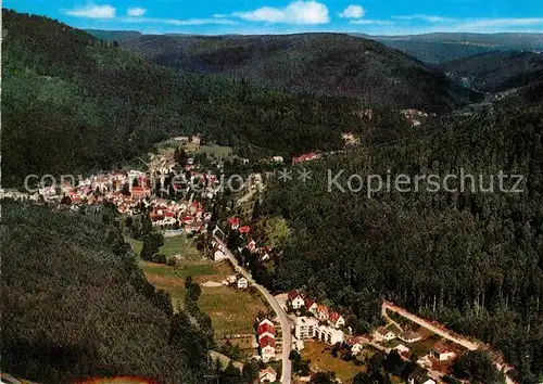 AK / Ansichtskarte Bad Herrenalb Heilbad Heilklimatischer Kurort im Schwarzwald Fliegeraufnahme Kat. Bad Herrenalb