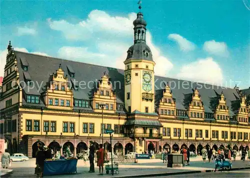 AK / Ansichtskarte Leipzig Altes Rathaus am Markt Kat. Leipzig