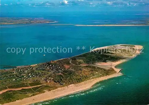 AK / Ansichtskarte Sylt Fliegeraufnahme mit Foehr und Amrum Kat. Sylt Ost