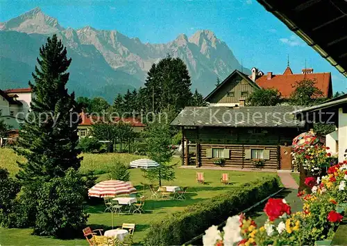 AK / Ansichtskarte Garmisch Partenkirchen Fremdenheim Zum Hauterer Joergl Kat. Garmisch Partenkirchen