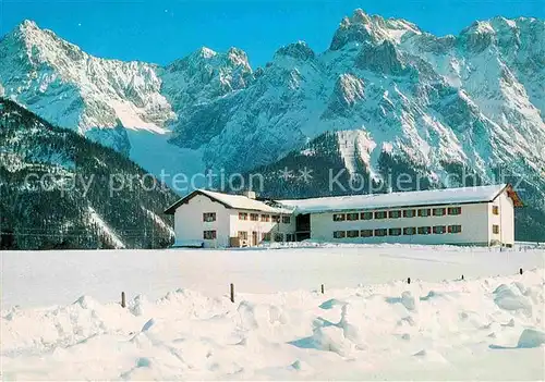 AK / Ansichtskarte Mittenwald Bayern Ganghofer Jugendherberge  Kat. Mittenwald