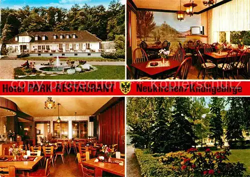 AK / Ansichtskarte Neukirchen Knuellgebirge Hotel Park Restaurant Gastraeume Park Kat. Neukirchen