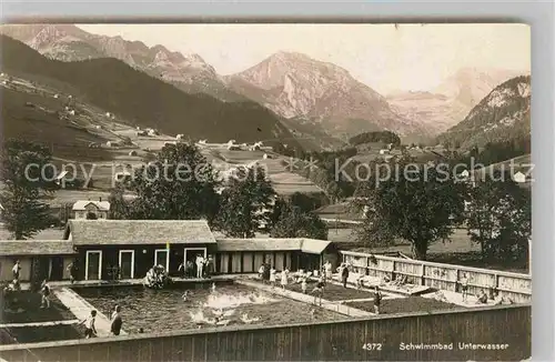 AK / Ansichtskarte Unterwasser Toggenburg Schwimmbad Kat. Unterwasser