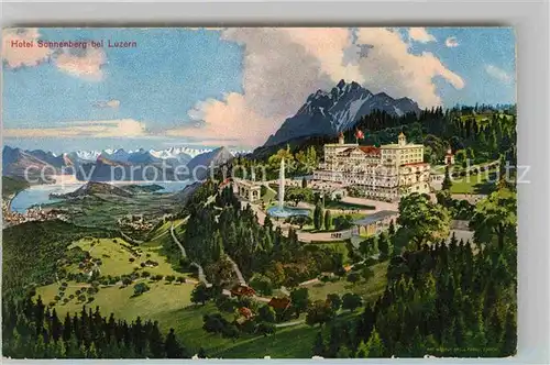 AK / Ansichtskarte Luzern LU Hotel Sonnenberg Kat. Luzern
