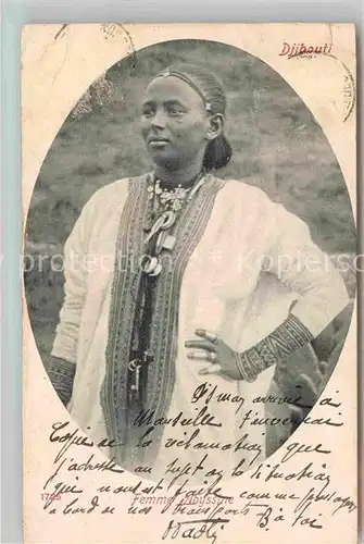 AK / Ansichtskarte Djibouti Femme Abyssine Kat. Somalia