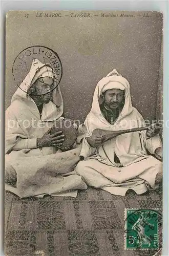AK / Ansichtskarte Tanger Tangier Tangiers Musiciens Maures Kat. Marokko